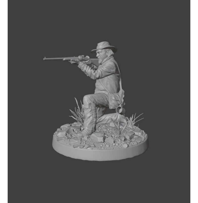 Western Frontier Hunter – STL File for 3D Printing