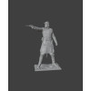 American Civil War Officer with Revolver — Detailed STL Miniature for 3D Printing
