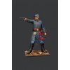 American Civil War Officer with Revolver — Detailed STL Miniature for 3D Printing