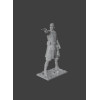 American Civil War Officer with Revolver — Detailed STL Miniature for 3D Printing
