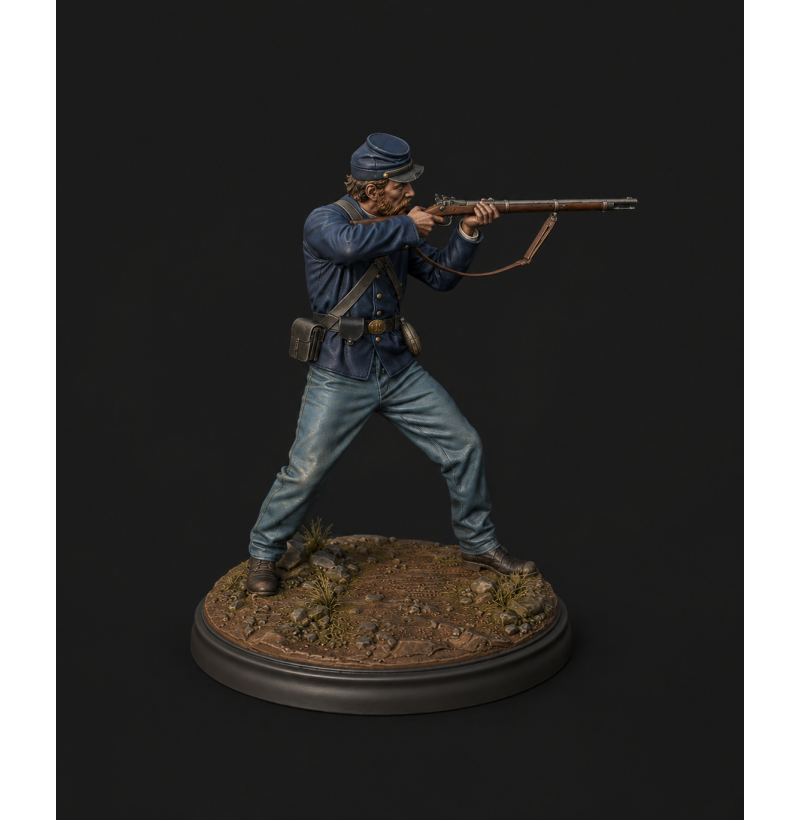Civil War Soldier STL File for 3D Printing