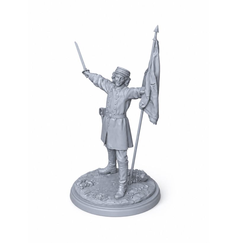Confederate Army Soldier STL File for 3D Printing