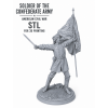 Confederate Army Soldier STL File for 3D Printing