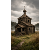 Cossack Wooden Church STL – Historical Eastern Europe Terrain for 3D Printing