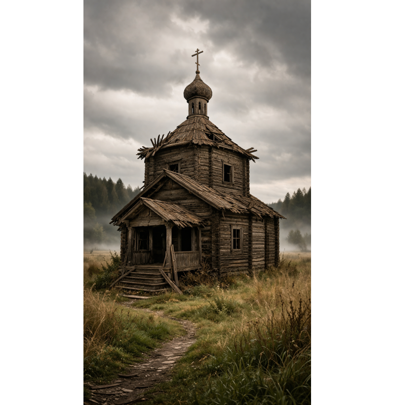 Cossack Wooden Church STL – Historical Eastern Europe Terrain for 3D Printing