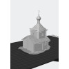 Cossack Wooden Church STL – Historical Eastern Europe Terrain for 3D Printing