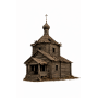 Козацька дерев'яна церква STL – історичний terrain для 3D друку