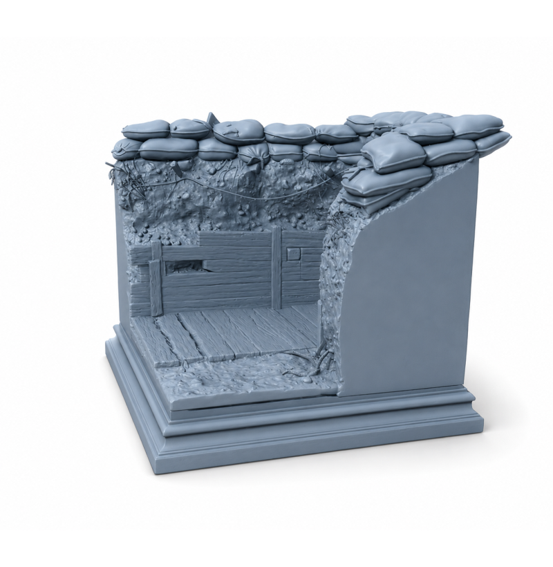 World War I Trench Fragment – STL File for 3D Printing