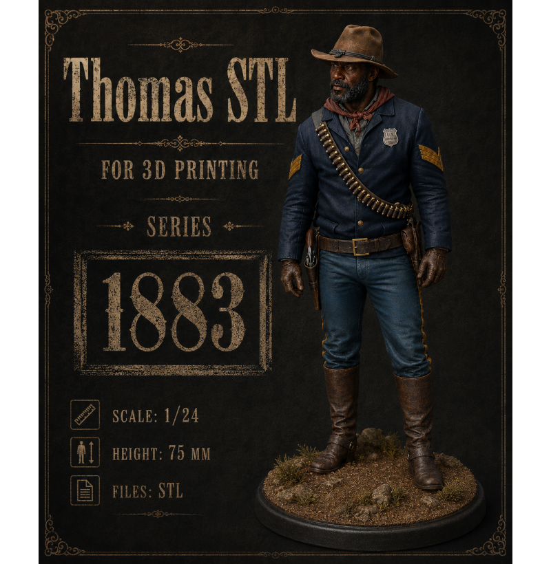 1883 Wild West STL Collection for 3D Printing