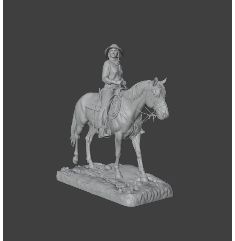 Elsa Dutton STL File for 3D Printing – 1883 Wild West Collection