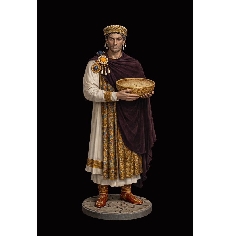 Byzantine Emperor Justinian I STL File for 3D Printing