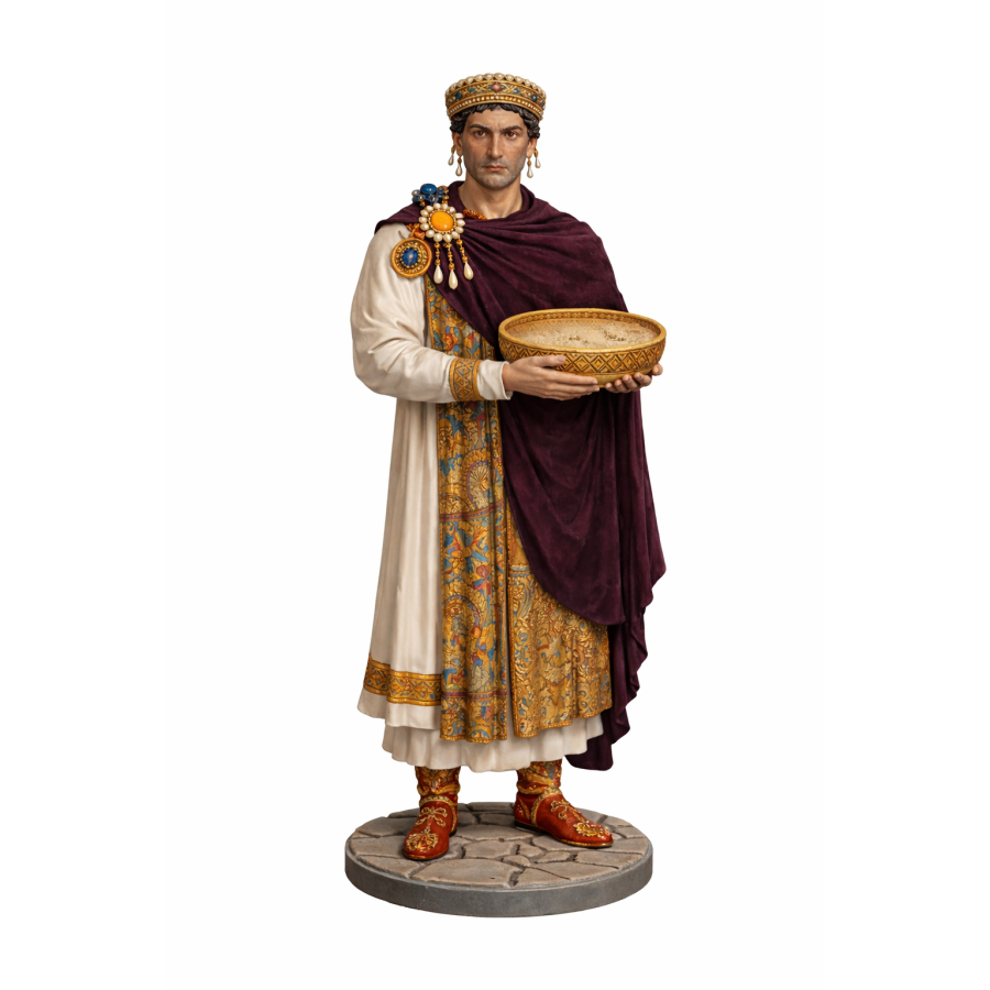 Byzantine Emperor Justinian I STL File for 3D Printing Byzantine Emperor Justinian I STL File for 3D Printing