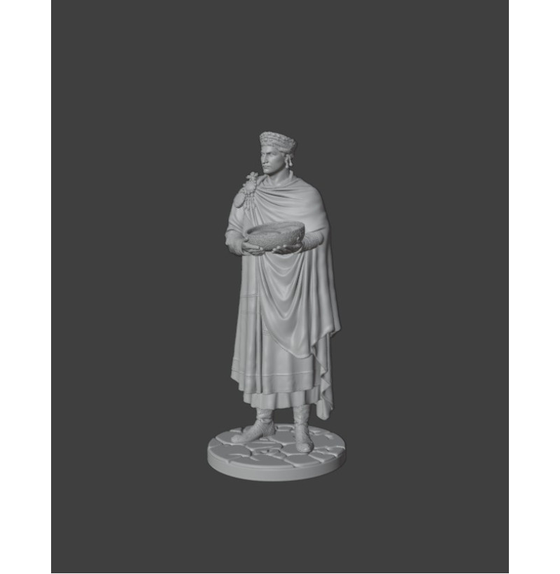 Byzantine Emperor Justinian I STL File for 3D Printing