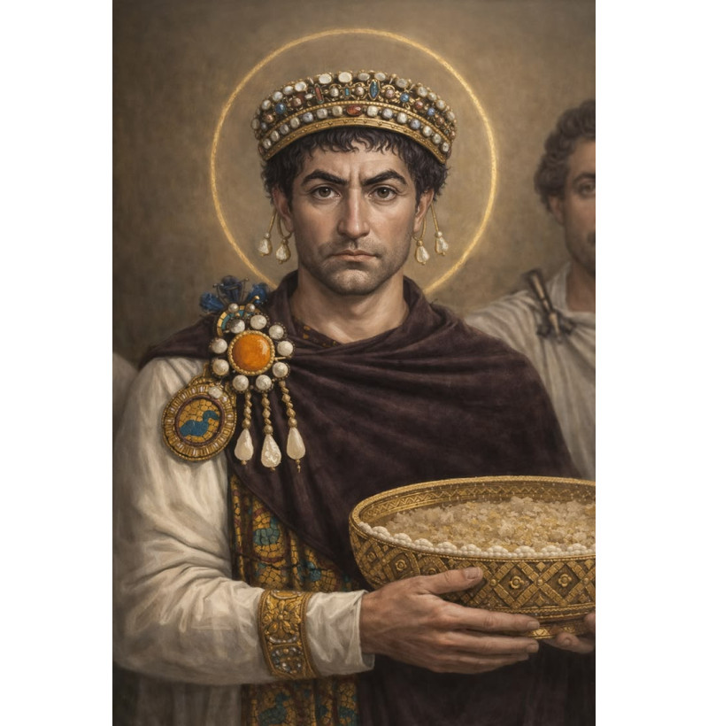 Byzantine Emperor Justinian I STL File for 3D Printing