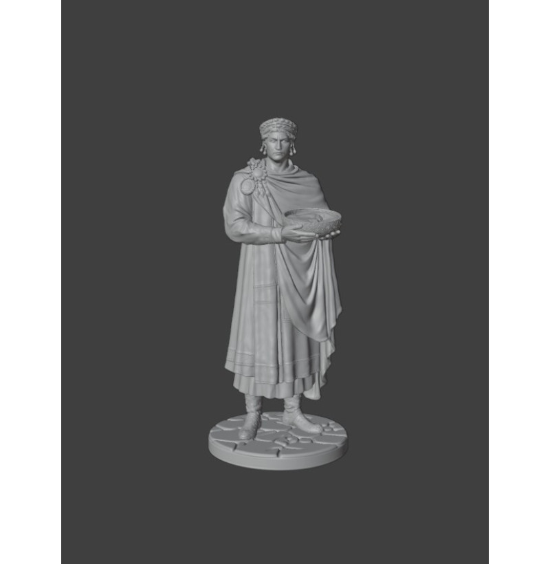 Byzantine Emperor Justinian I STL File for 3D Printing