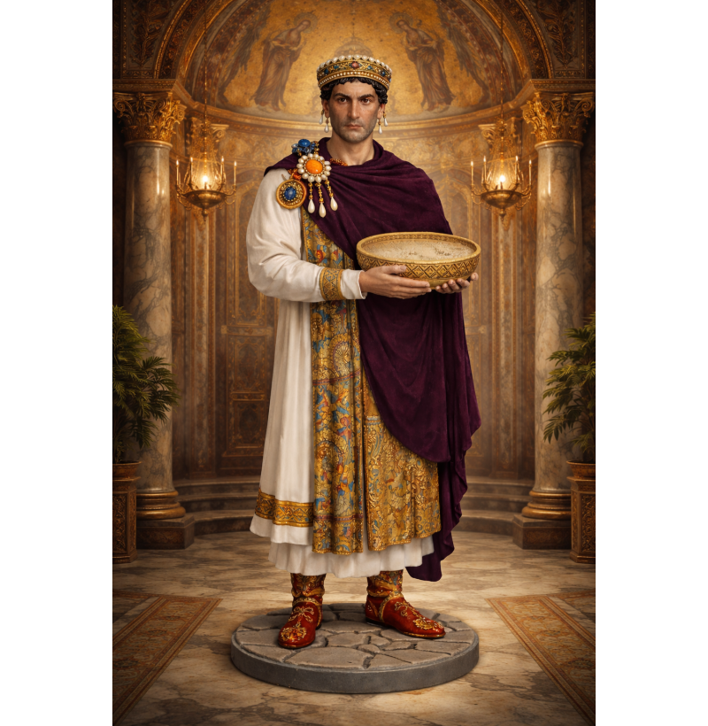 Byzantine Emperor Justinian I STL File for 3D Printing