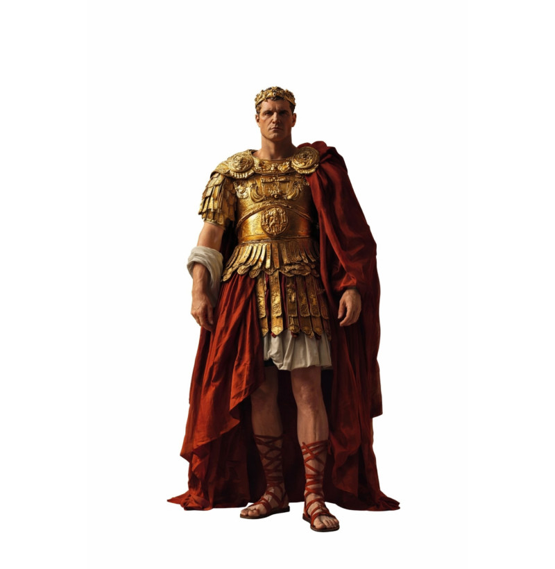 Roman Emperor Statue STL File for 3D Printing — Highly Detailed Imperial Figure