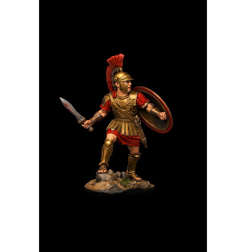 Roman Legionary with Sword and Shield — STL File for 3D Printing (Ancient Rome)