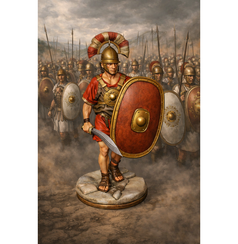 Etruscan Warrior STL File for 3D Printing | Historical Miniature – HistorSTL