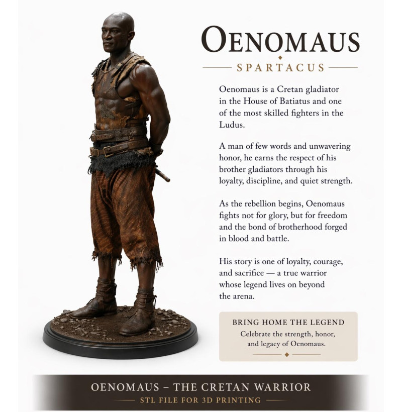 Spartacus — Premium Collectible STL Files Collection for 3D Printing