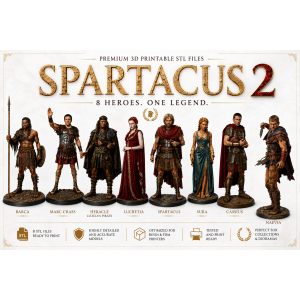Spartacus 2 Collector STL Bundle for 3D Printing