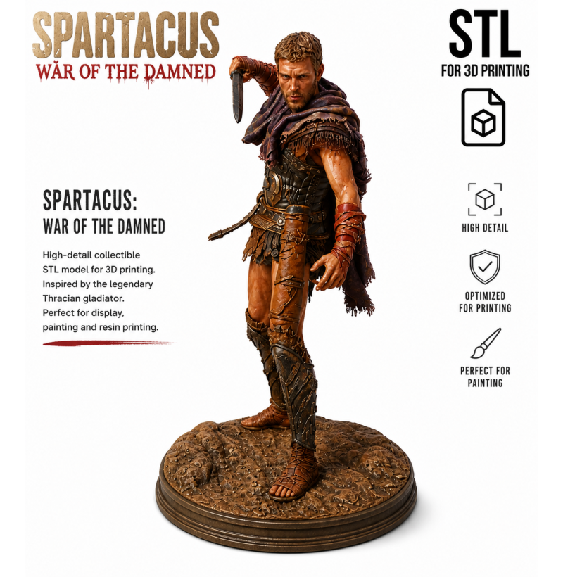 Spartacus 2 Collector STL Bundle for 3D Printing