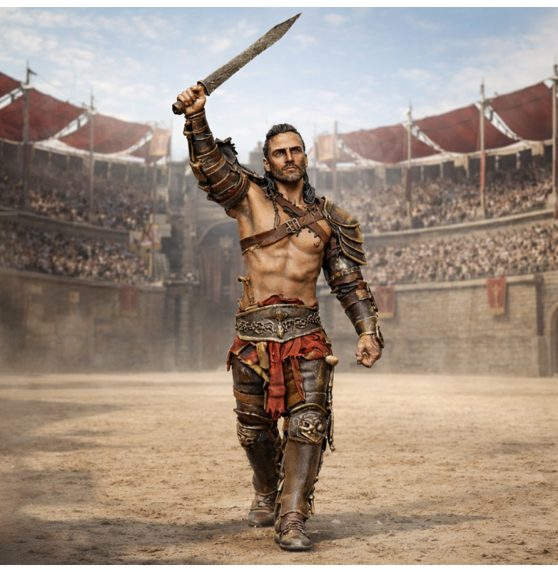 Legendary Gladiator of Ancient Rome — STL Files for 3D Printing