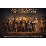 Ancient Rome STL File Bundle for 3D Printing — Legionaries, Emperors & Roman Miniatures