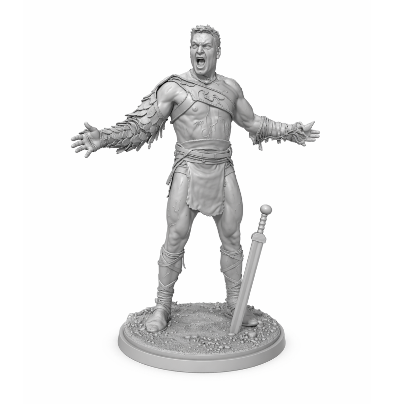 Roman Gladiator (Spartacus Inspired) — STL Files for 3D Printing