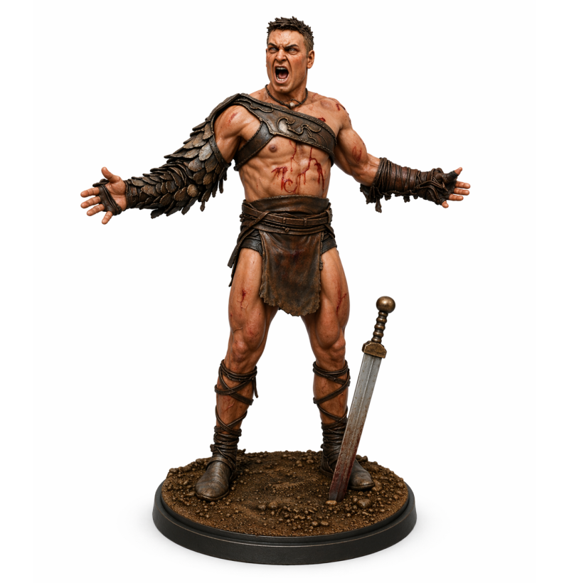Roman Gladiator (Spartacus Inspired) — STL Files for 3D Printing