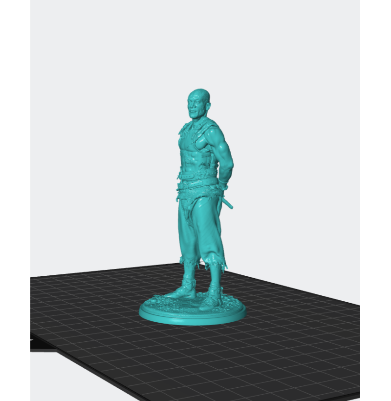 Roman Gladiator Warrior (Spartacus Inspired) — STL Files for 3D Printing