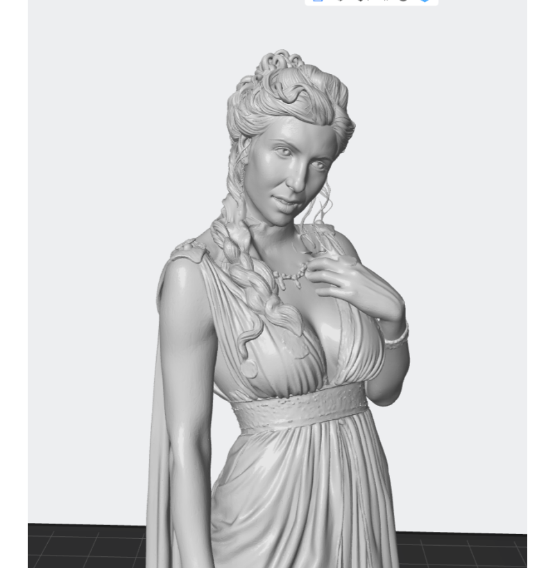 Roman Noblewoman (Spartacus Inspired) — STL Files for 3D Printing