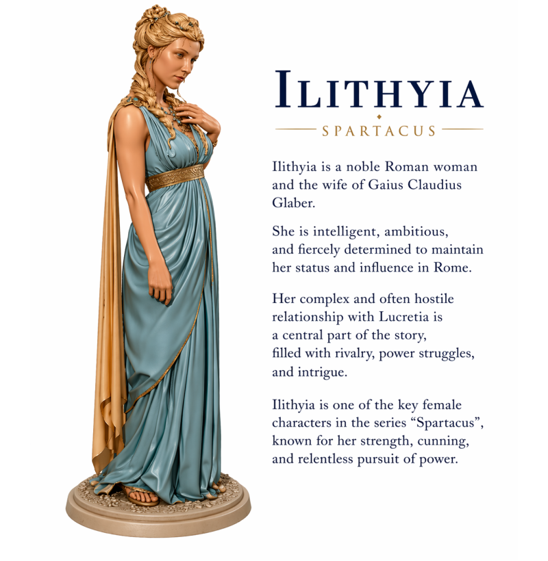 Roman Noblewoman (Spartacus Inspired) — STL Files for 3D Printing