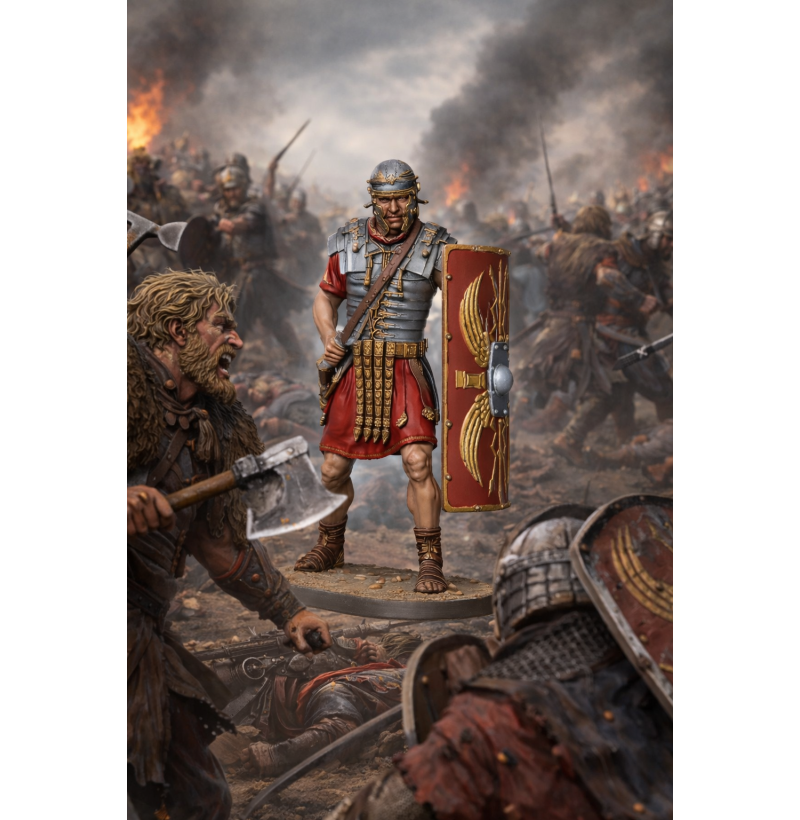 Roman Legionary STL — 3D Printing Miniature (FDM/Resin) | 28mm/32mm/54mm/Bust