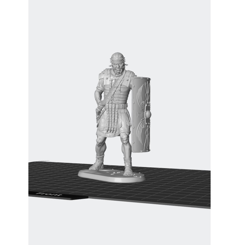 Roman Legionary STL — 3D Printing Miniature (FDM/Resin) | 28mm/32mm/54mm/Bust