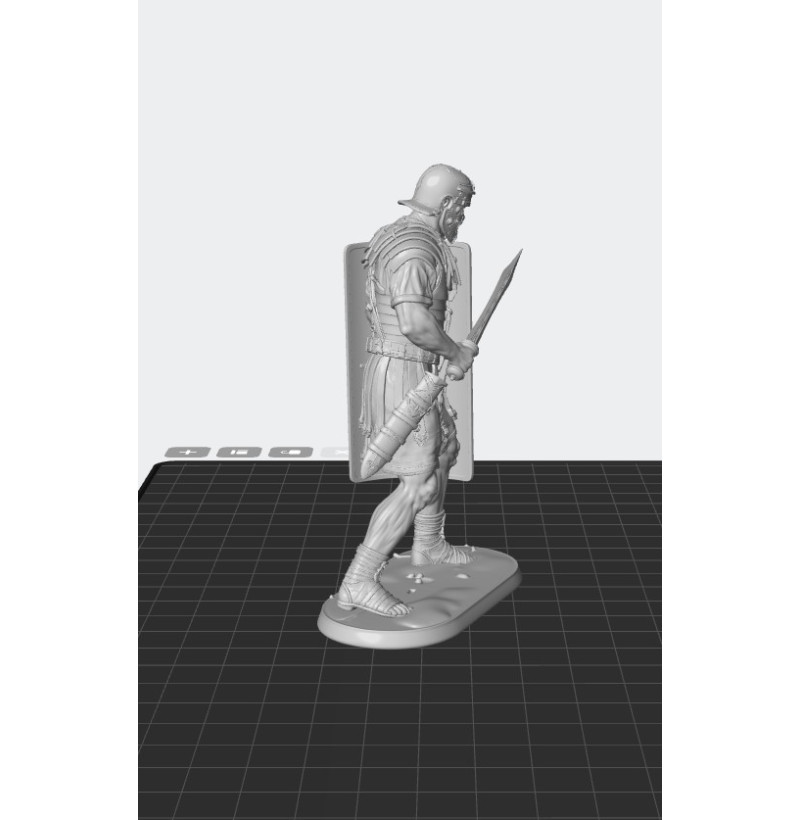 Roman Legionary STL — 3D Printing Miniature (FDM/Resin) | 28mm/32mm/54mm/Bust
