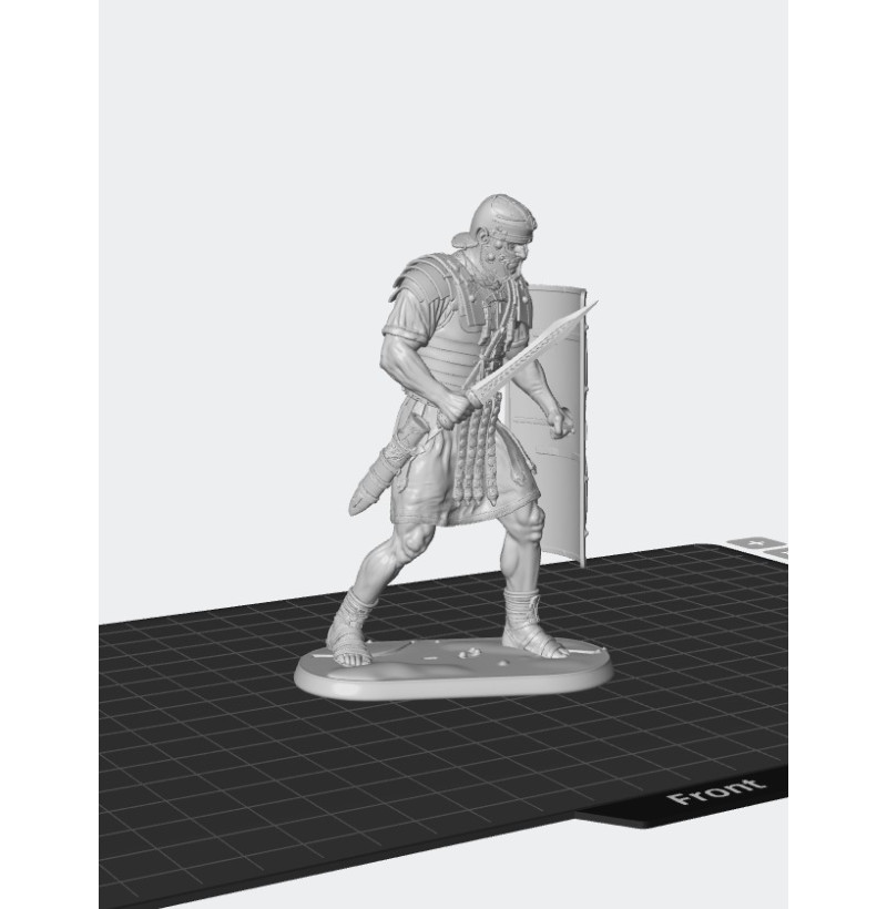 Roman Legionary STL — 3D Printing Miniature (FDM/Resin) | 28mm/32mm/54mm/Bust