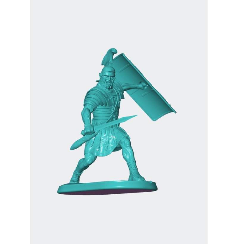 Elite Roman Legionary — STL Files for 3D Printing (28/32/54mm, Bust) | Instant Download