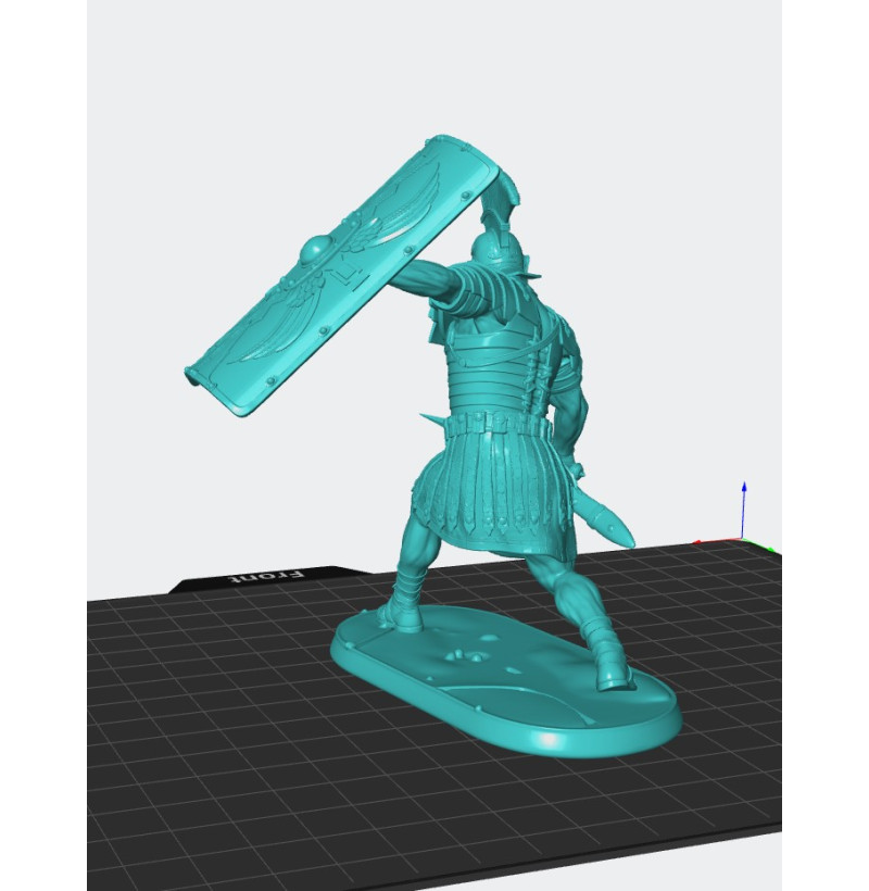 Elite Roman Legionary — STL Files for 3D Printing (28/32/54mm, Bust) | Instant Download