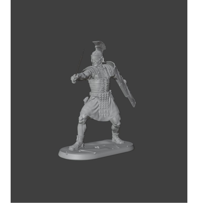 Roman Legionary STL (1st–2nd Century AD) | 28/32/54mm, Bust | FDM/Resin | Instant Download