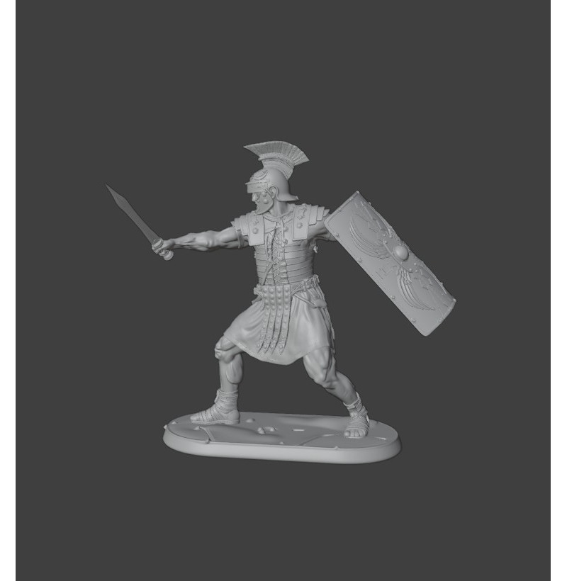 Roman Legionary STL (1st–2nd Century AD) | 28/32/54mm, Bust | FDM/Resin | Instant Download