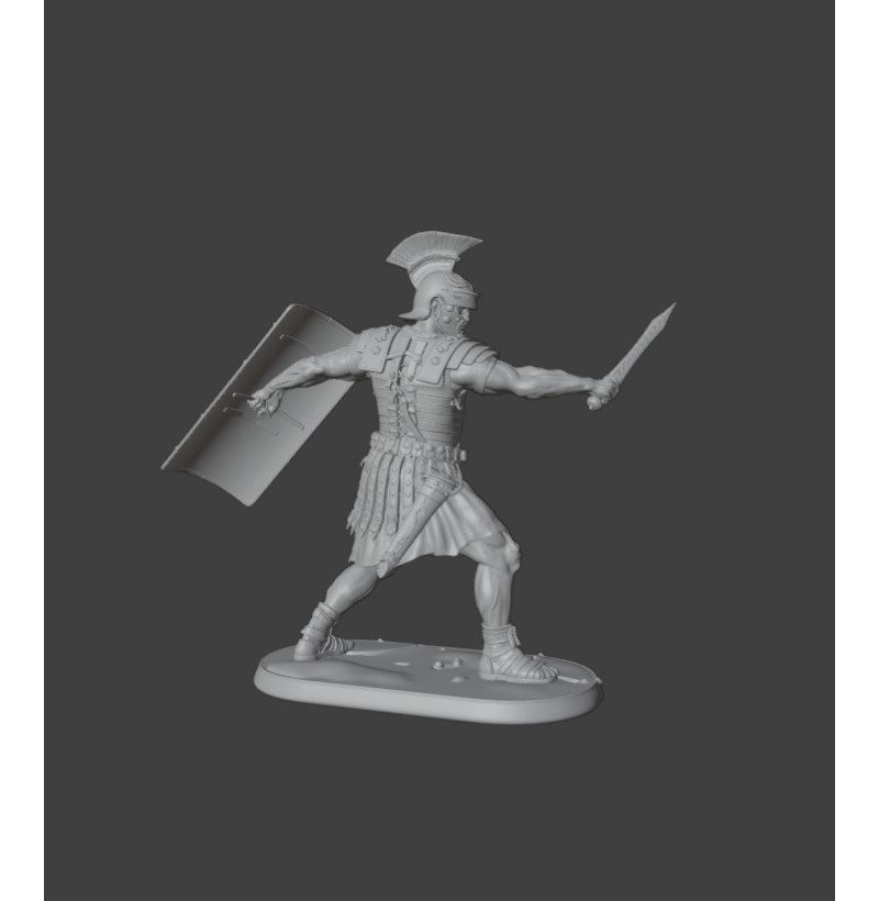 Roman Legionary STL (1st–2nd Century AD) | 28/32/54mm, Bust | FDM/Resin | Instant Download