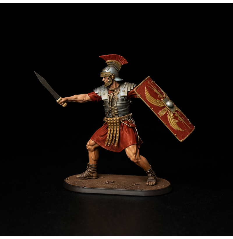 Roman Legionary STL (1st–2nd Century AD) | 28/32/54mm, Bust | FDM/Resin | Instant Download