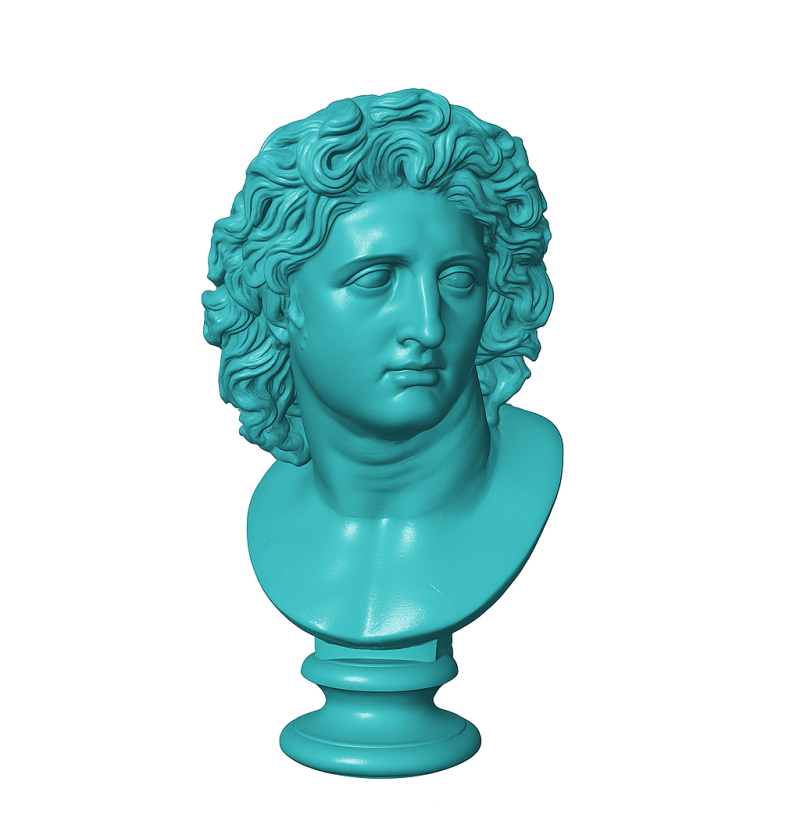 STL File “Bust of Alexander the Great” for 3D Printing