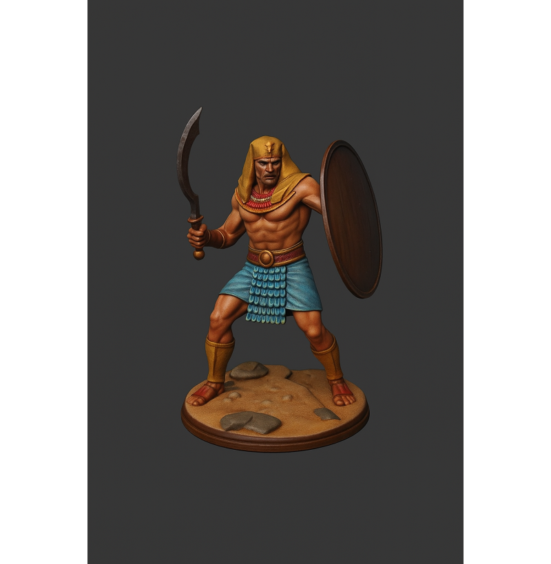 Buy STL File “Egyptian Warrior” for 3D Printing