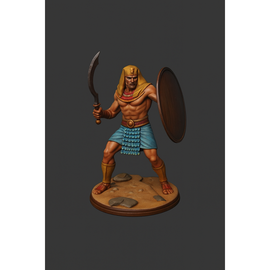 STL File “Egyptian Warrior” for 3D Printing STL File “Egyptian Warrior” for 3D Printing