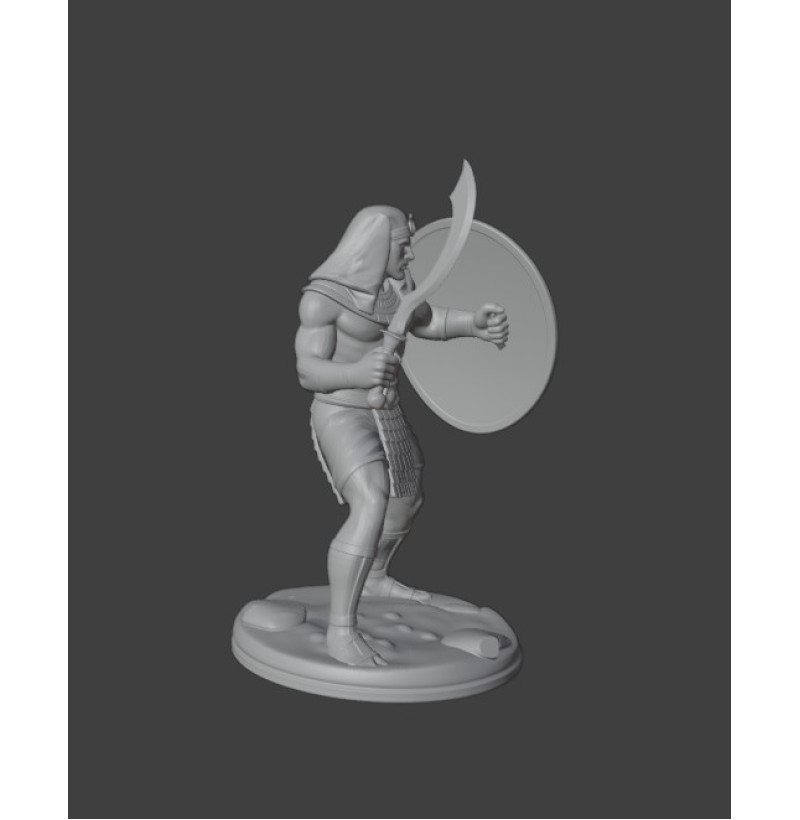 Buy STL File “Egyptian Warrior” for 3D Printing