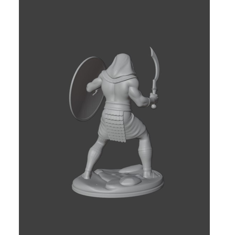 Buy STL File “Egyptian Warrior” for 3D Printing
