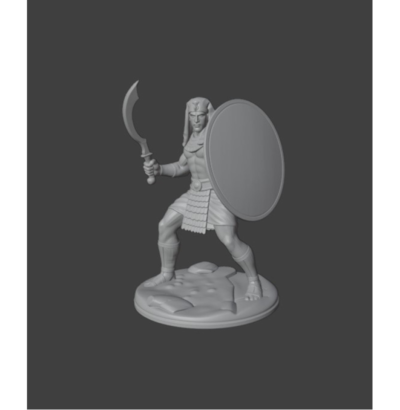 Buy STL File “Egyptian Warrior” for 3D Printing