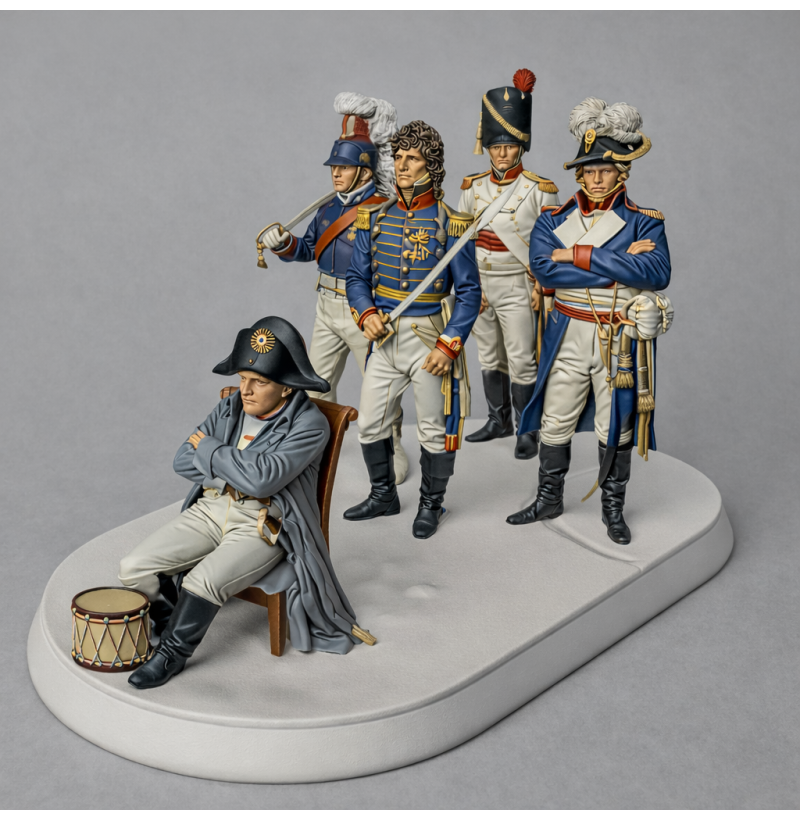 Napoleon Headquarters Diorama – Premium Historical STL Set for 3D Printing